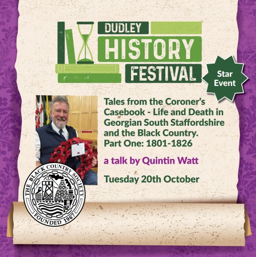 Brierley Hill Library - Dudley History Festival: Tales From The Coroner's Casebook